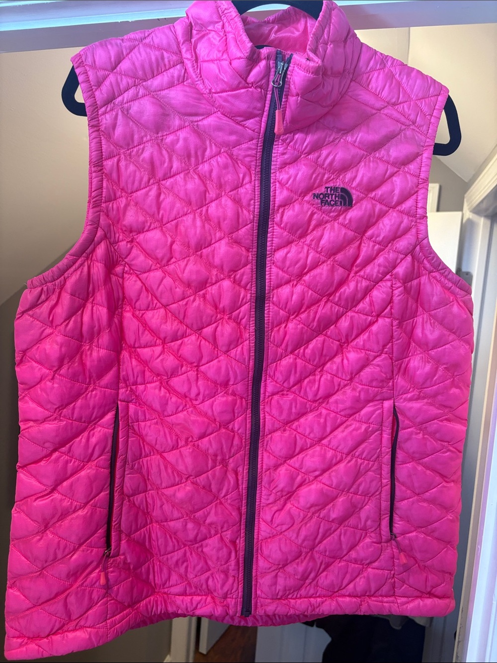 The North Face Hot Pink Quilted Women's Vest